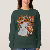 Schattig spook pygmee geit Halloween herfst Trui (Voorkant)