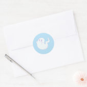 Schattig spook ronde sticker (Envelop)