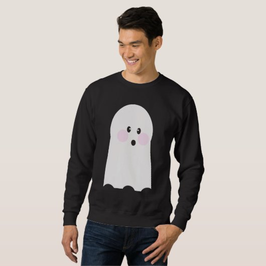 Schattig spook schoon sweatshirt (Voorkant volledig)