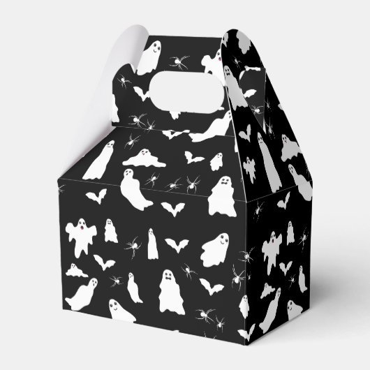 Schattig spook, vleermuizen & spinnen Halloween pa Bedankdoosjes (Voorkant Zijde)