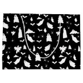 Schattig spook, vleermuizen & spinnen Halloween pa Groot Cadeauzakje (Achterkant)