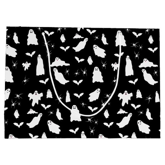 Schattig spook, vleermuizen & spinnen Halloween pa Groot Cadeauzakje (Achterkant)