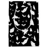 Schattig spook, vleermuizen & spinnen Halloween pa Medium Cadeauzakje (Voorkant)