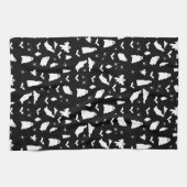 Schattig spook, vleermuizen & spinnen Halloween pa Theedoek (Horizontaal)