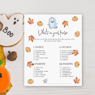 Schattig spook - Wat in je tas baby shower