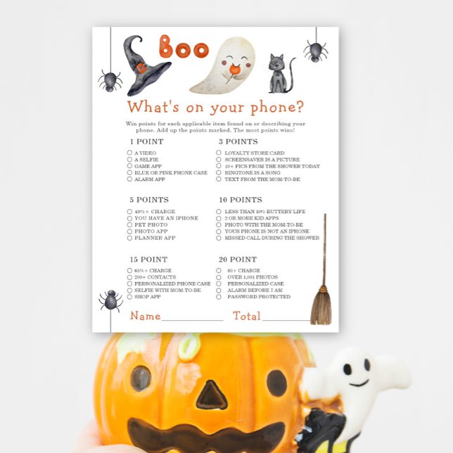 Schattig spook - Wat is er op je telefoon spel (Creator heeft geüpload)