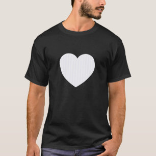 Schattig spook wit strepen verticale lijnen patroo t-shirt