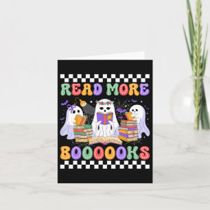 Schattig spookboek Lees meer boeken Funny Teachers Kaart