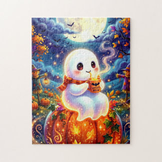 Schattig spookdrankje koffie legpuzzel