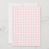 Schattig spookfeest verjaardagsmeisje roze kaart (Achterkant)