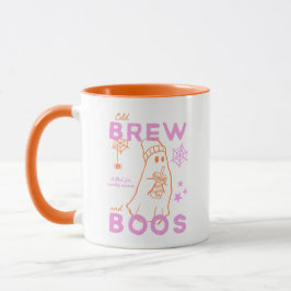 Schattig spookijs koffie koude brouwsel en Boos Gr Mok