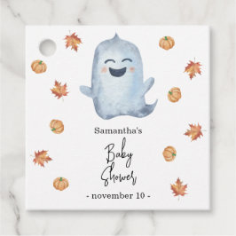 Schattig spookje - babyshower bedankjes labels