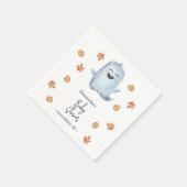 Schattig spookje - babyshower servet (Hoek)