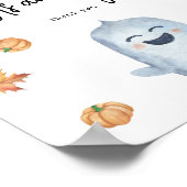 Schattig spookje - Boeken kaarten en cadeaus Poster (Hoek)