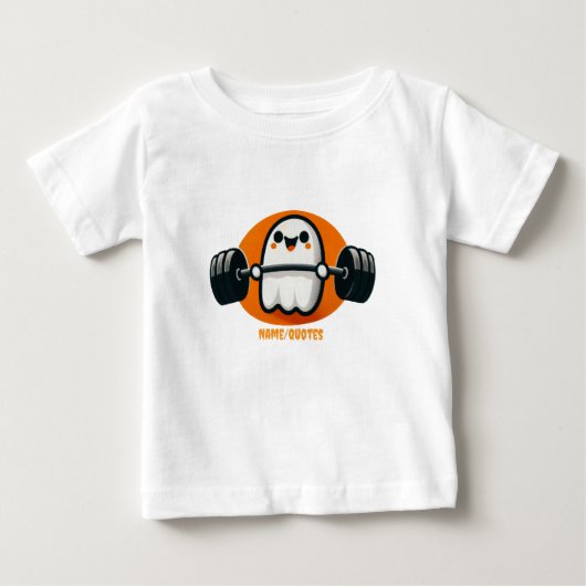 Schattig spookje dat gewichten tilt (Voorkant)