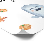 Schattig spookje - Hoe groot is mama's buik Poster (Hoek)