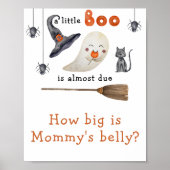 Schattig spookje - Hoe groot is mammie's buik Poster (Voorkant)