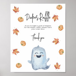 Schattig spookje - Luierraffle-spel Poster