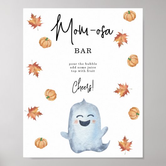 Schattig spookje - mama-osa bar poster (Voorkant)