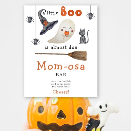 Schattig spookje - Momosa bar Poster
