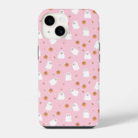 Schattig spookje & pompoen roze Halloween patroon