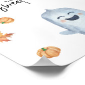 Schattig spookje - Raad de zoete puinhoop Poster (Hoek)