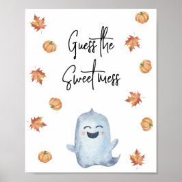 Schattig spookje - Raad de zoete puinhoop Poster