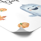 Schattig spookje - Snoepjes en lekkernijen Poster (Hoek)