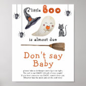 Schattig spookje - zeg niet baby poster (Voorkant)