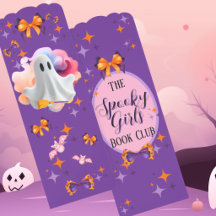 Schattig spookmeisje paars Halloween