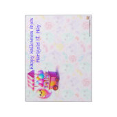Schattig spooknotitieblok notitieblok (Linkerzijde)