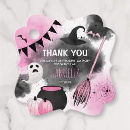 Schattig Spooktacular Halloween Verjaardag Bedankt Bedankjes Labels