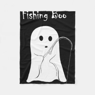 Schattig spookvisserij Boo Halloween griezelig sei Fleece Deken