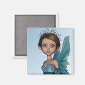 Schattig sprookjesfiguur magneet (Voorkant / Achterkant)