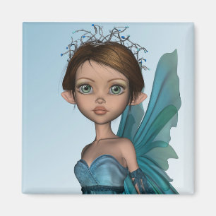 Schattig sprookjesfiguur magneet