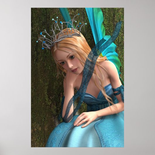 Schattig sprookjeswezen poster (Voorkant)