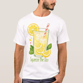 Schattig Squeeze the Day Limonade Zomer  T-shirt