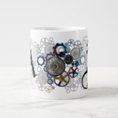 Schattig Steampunk Cosplay Meisje genaamd Gift Kun Grote Koffiekop (Voorkant)