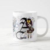 Schattig Steampunk Cosplay Meisje genaamd Gift Kun Grote Koffiekop (Rechts)