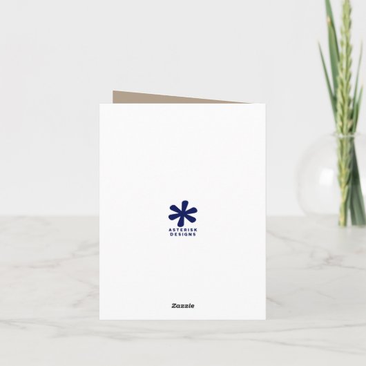 Schattig stekelvarken cartoon kinderkaart bedankkaart (Achterkant)