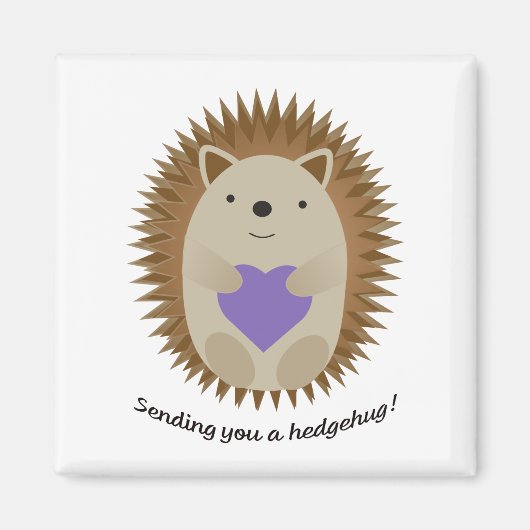 Schattig Stekelvarken Knuffel Magneet (Voorkant)