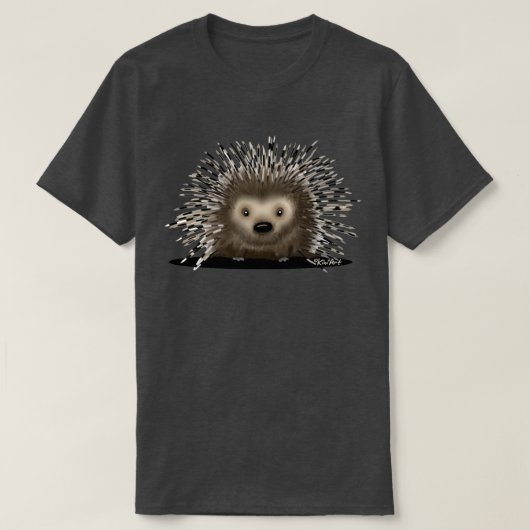Schattig stekelvarken t-shirt (Design voorkant)