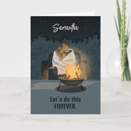 Schattig Stel Aangepaste Valentijnkaart Kaart
