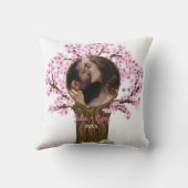 Schattig Stel Custom Foto  Kussen (Achterkant)