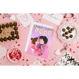 Schattig Stel Is Van Mij Valentijnsdag Feestdagenkaart