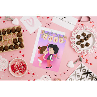 Schattig Stel Is Van Mij Valentijnsdag Feestdagenkaart