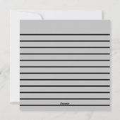 Schattig Stel Suiker Schedel Feestdagenkaart (Achterkant)