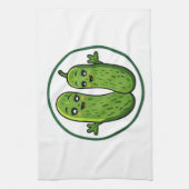Schattig Steltenkoppel Grappige Kawaii Stelten  Theedoek (Verticaal)