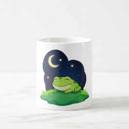 Schattig Sterrenkijkend Kikkertje Kawaii Nachtelij Koffiemok