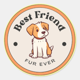 SCHATTIG! Stickers - Beste Vriendin Bont Ooit - Pu